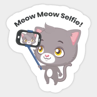 Meow Meow Selfie! Sticker